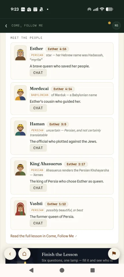 Meet the people  and what their names mean